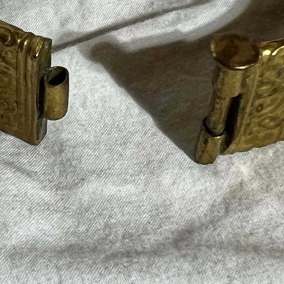 Vintage 8” inlay. Mother of Pearl and brass - Picture 3 of 4